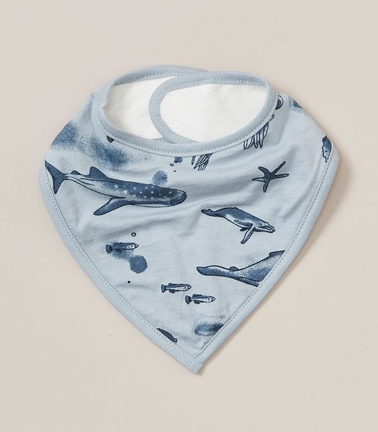 2 Pack bub. Organic Cotton Bandana Bibs