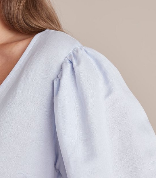 Preview Linen Blend Mini Dress