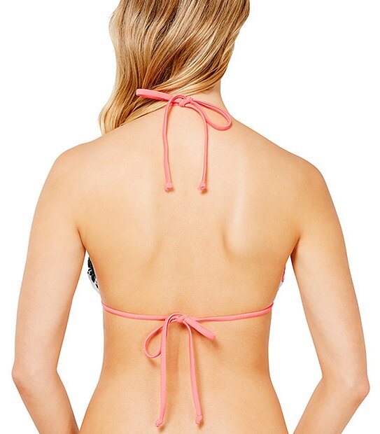 Triangle Bikini Top - Tropical White