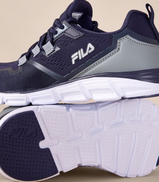 Fila Kids Senior Livorno II Sneakers - Navy Blue