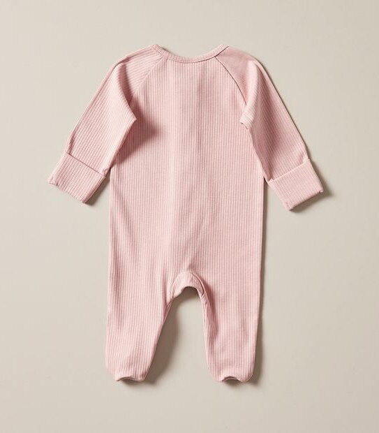 Baby Organic Cotton Rib Coverall