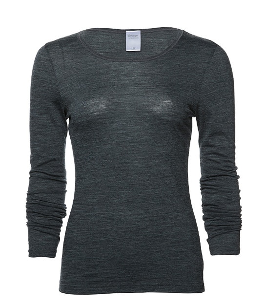 Extra Fine Wool Long Sleeve Thermal Spencer