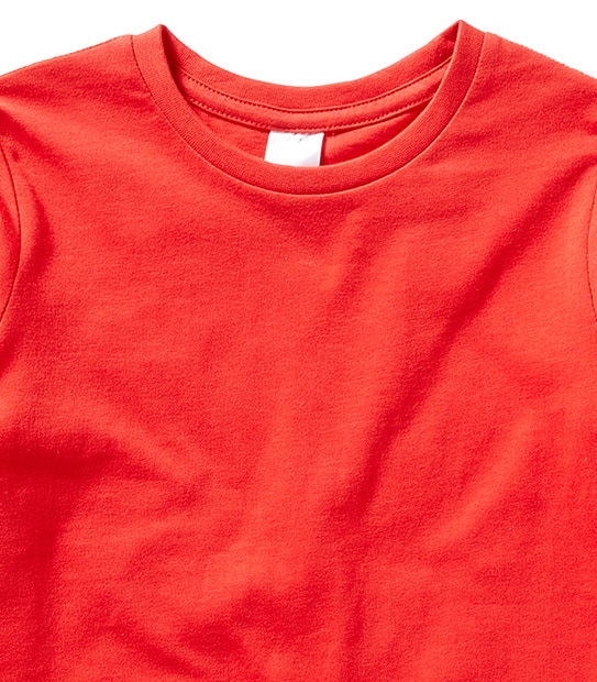 Long Sleeve Plain Shirt - Red