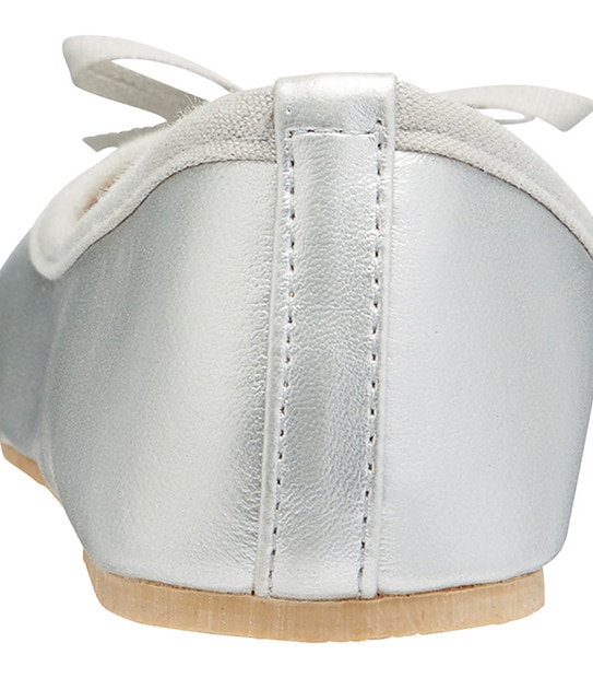 Ella Ballet Flats - Silver