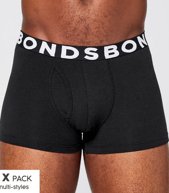 Bonds 3 Pack Everyday Trunks