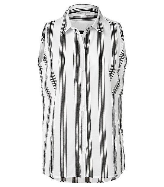 Sleeveless Shirt - Black Stripes 2 of 5