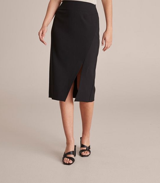 Preview Wrap Pencil Skirt