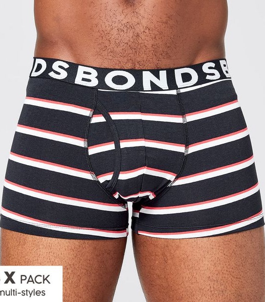 Bonds 3 Pack Everyday Trunks