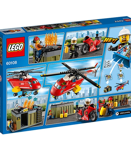 LEGO&reg; CITY Fire Response Unit 60108