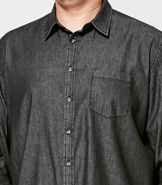 Mr Big Long Sleeve Chambray Shirt
