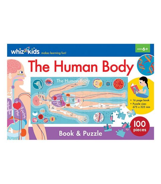 Whiz Kids Book and Jigsaw - Human Body