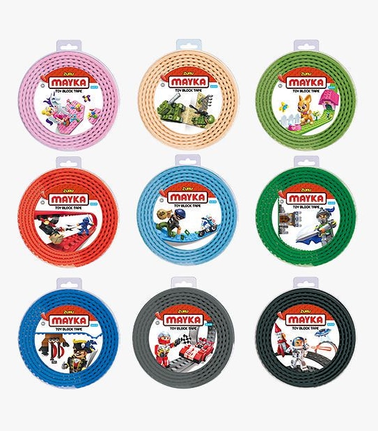 MAYKA Toy Block Tape 2M Assorted