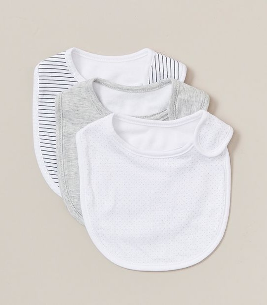 3 Pack bub. Organic Cotton Jersey&nbsp;Bibs 
