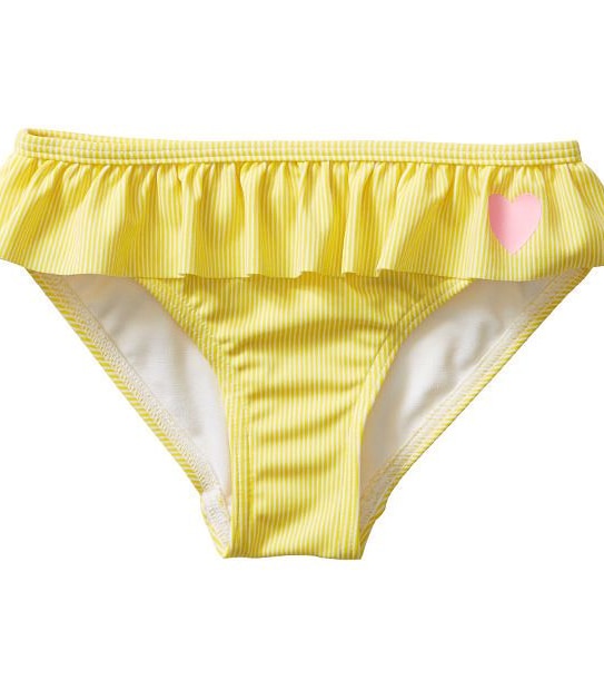 2 Piece Frill Trim Chlorine Resistant Tankini Set