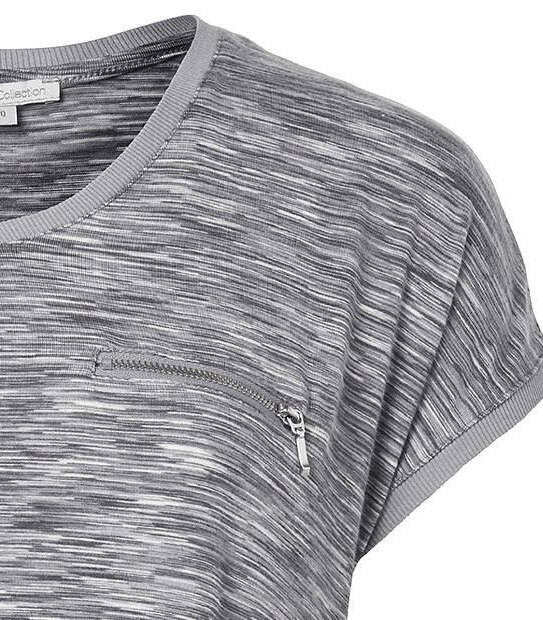 Zip Detail T-Shirt