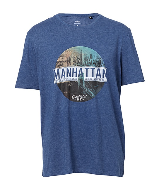 Manhattan T-Shirt - Blue 1 of 3