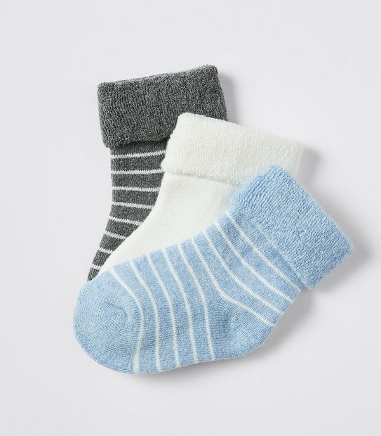 Baby Organic Cotton Socks 3 Pack