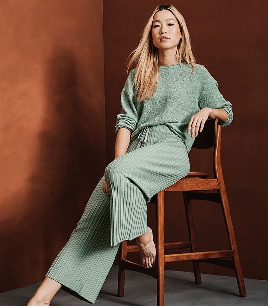 Lily Loves Knit Crew Neck Top