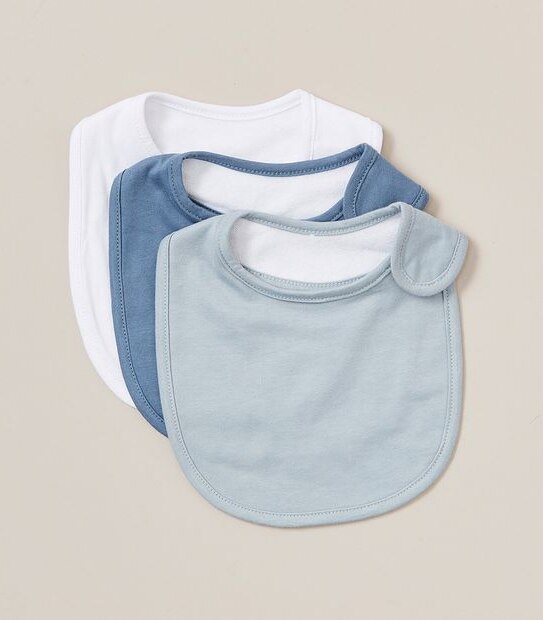 3 Pack bub. Organic Cotton Jersey Bibs