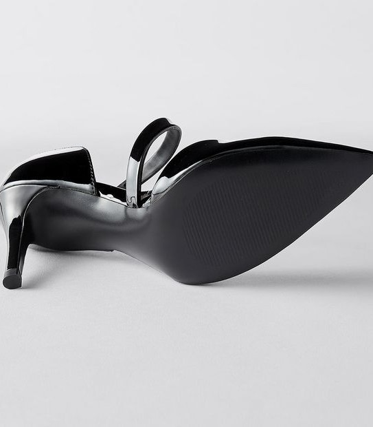 Dijon Patent Heels - Black