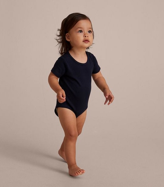 3 Pack Baby Organic Cotton Bodysuits