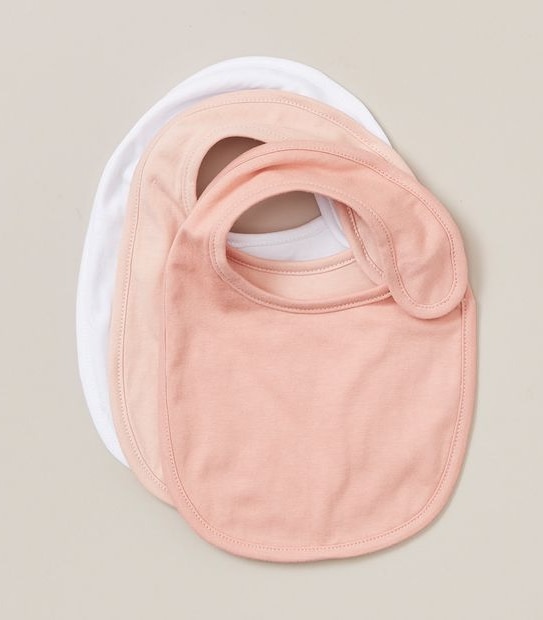 3 Pack bub. Organic Cotton Jersey Bibs