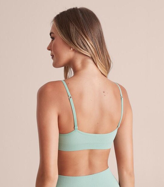 Lily Loves Ribbed Strappy Crop Top; Style: LBR98832