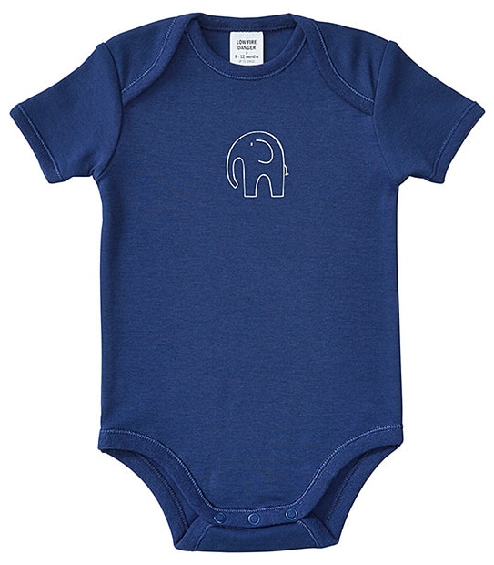 3 Pack Elephant Bodysuits - Elephant 2 of 5