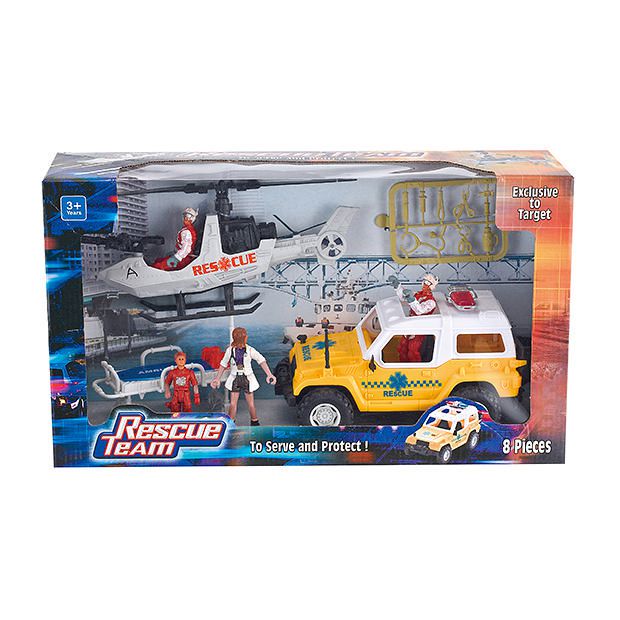 Rescue Team Helicopter & Buggy Playset Rescue Team Helicopter & Buggy Playset