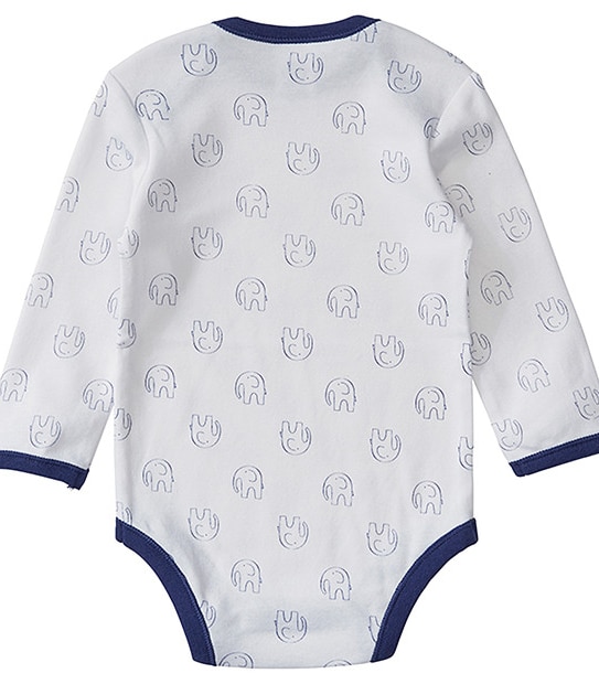 3 Pack Elephant Bodysuits - Elephant 5 of 5