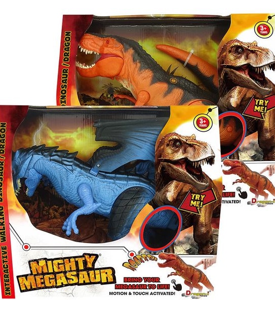 Interactive Walking Mighty Megasaur Assorted