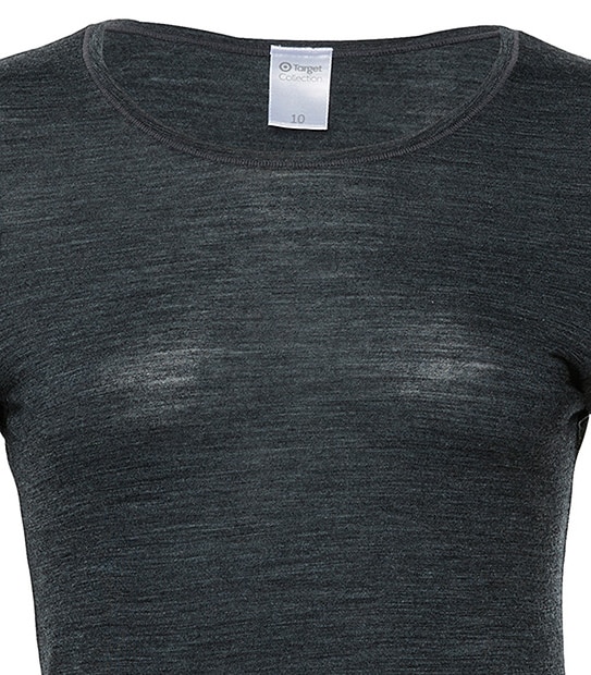 Extra Fine Wool Short Sleeve Thermal Spencer