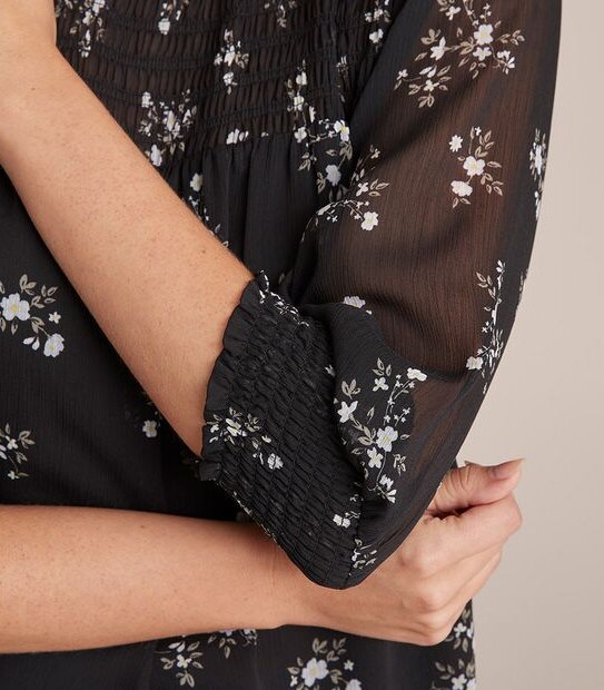 Preview Smocked Shell Top