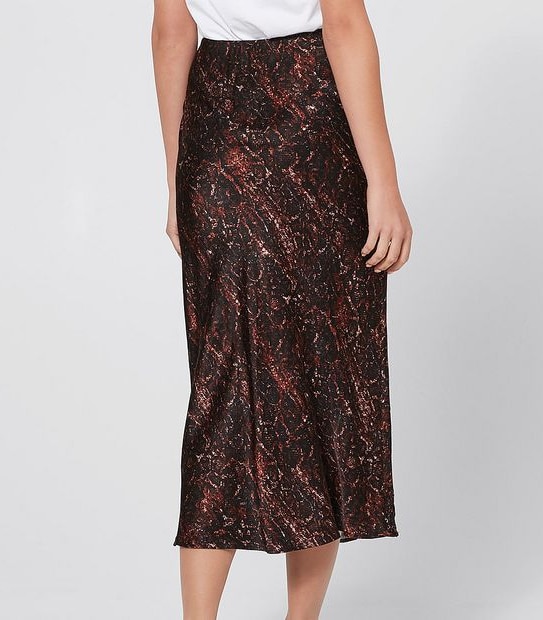 Slip Skirt - Snake Print