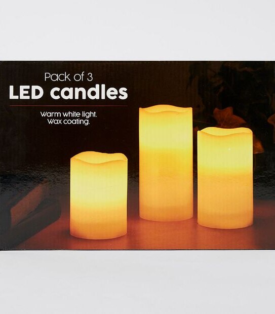 Led Candles 3 Pack
