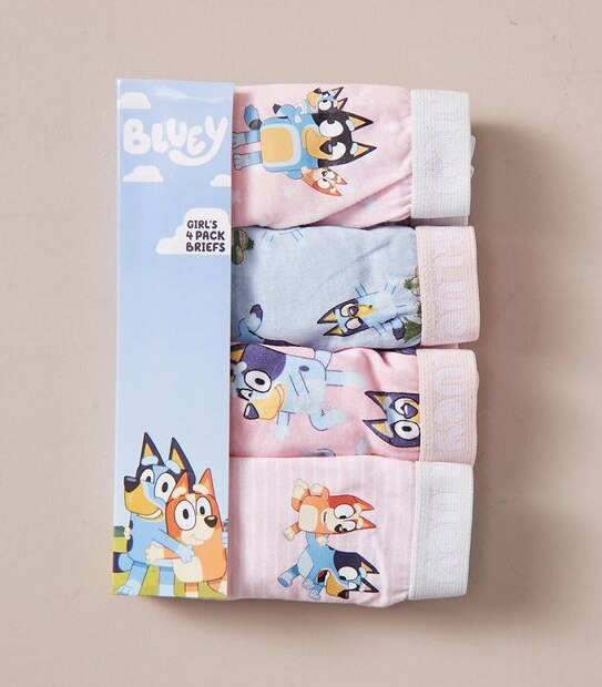 4 Pack Bluey Briefs