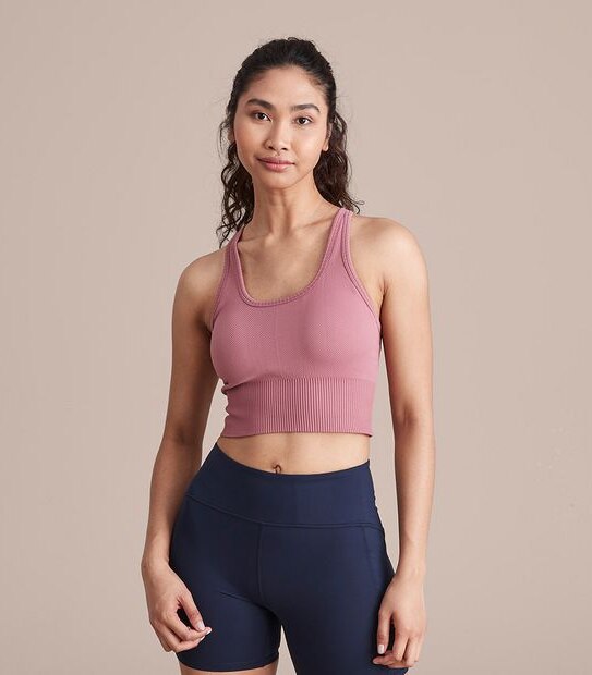 Active Seamfree Longline Rib Crop Top