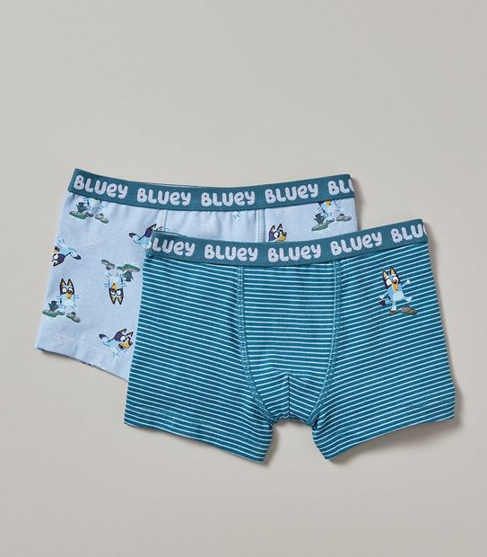 2 Pack Bluey Trunks