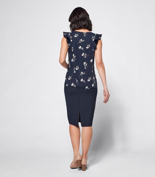 Preview Flutter Sleeve Shell Top