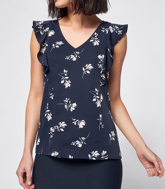 Preview Flutter Sleeve Shell Top