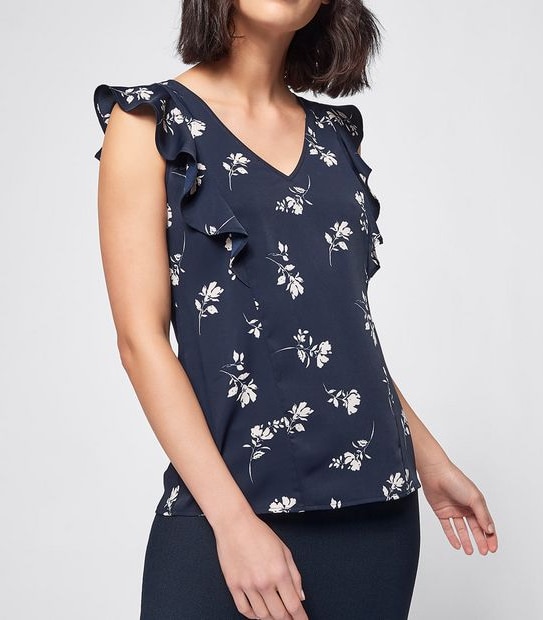 Preview Flutter Sleeve Shell Top