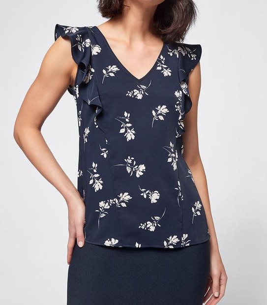 Preview Flutter Sleeve Shell Top