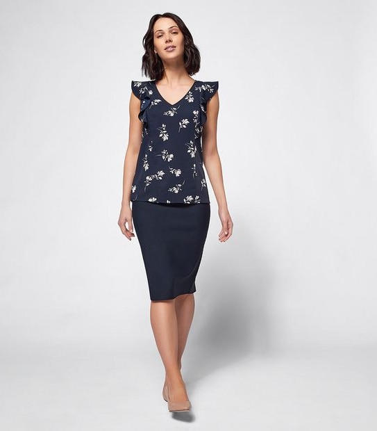 Preview Flutter Sleeve Shell Top