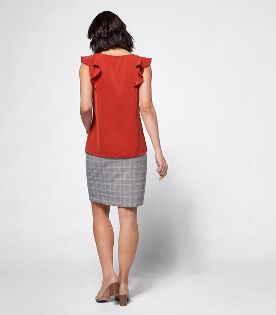 Preview Flutter Sleeve Shell Top