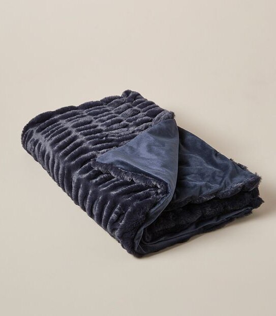 Ava Faux Fur Throw