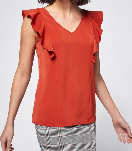 Preview Flutter Sleeve Shell Top