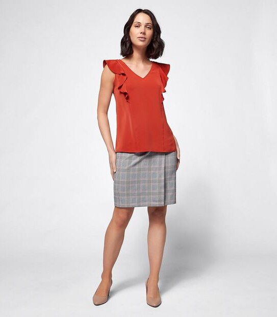 Preview Flutter Sleeve Shell Top
