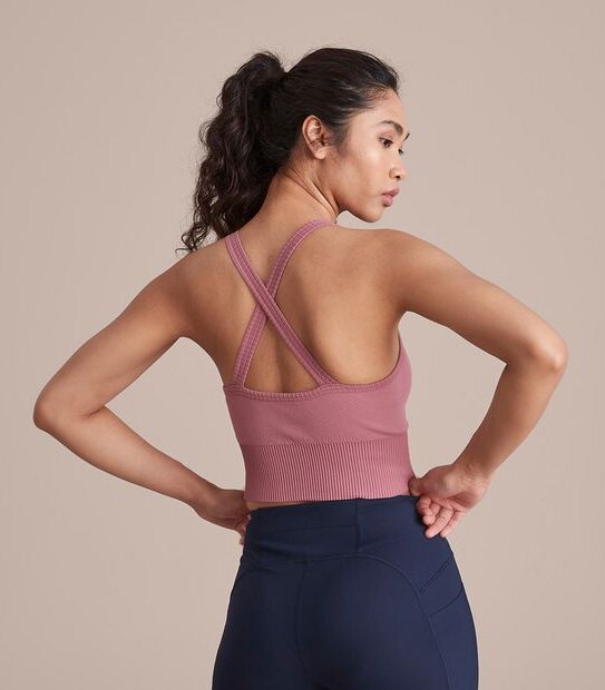 Active Seamfree Longline Rib Crop Top