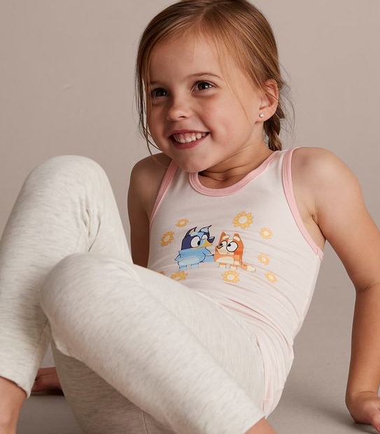2 Pack Bluey Singlets