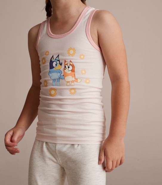 2 Pack Bluey Singlets